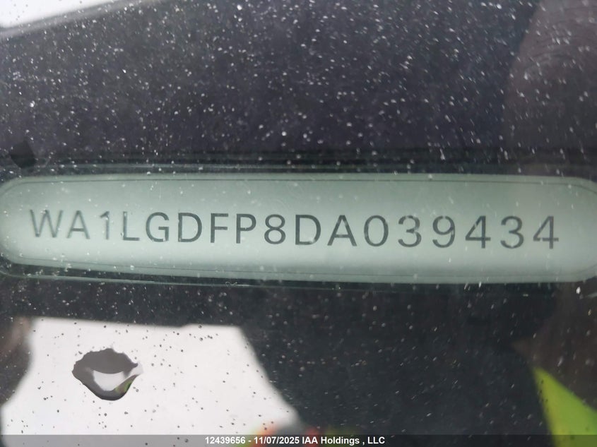 2013 Audi Q5 Premium Plus VIN: WA1LGDFP8DA039434 Lot: 12439656