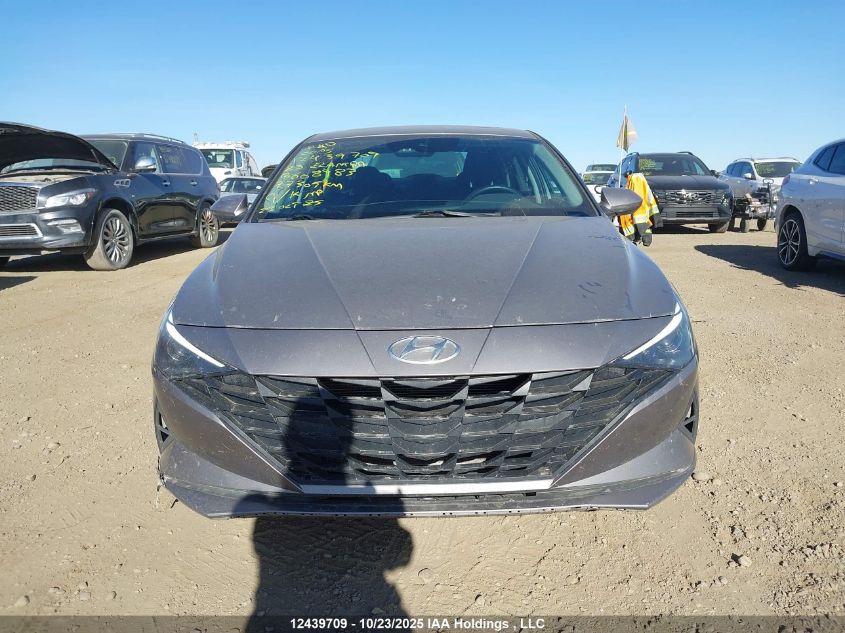 2023 Hyundai Elantra Preferred Ivt With Tech Package VIN: KMHLM4AGXPU608983 Lot: 12439709