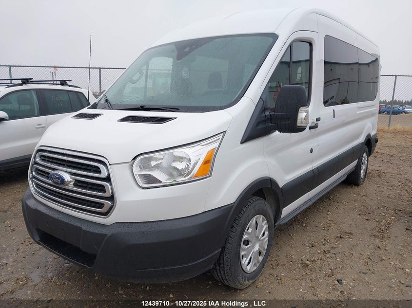 2019 Ford Transit-350 Xlt white van null 1FBZX2CG4KKA72905 photo #3