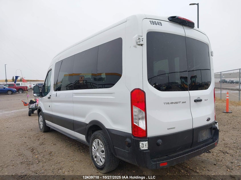 2019 Ford Transit-350 Xlt white van null 1FBZX2CG4KKA72905 photo #4