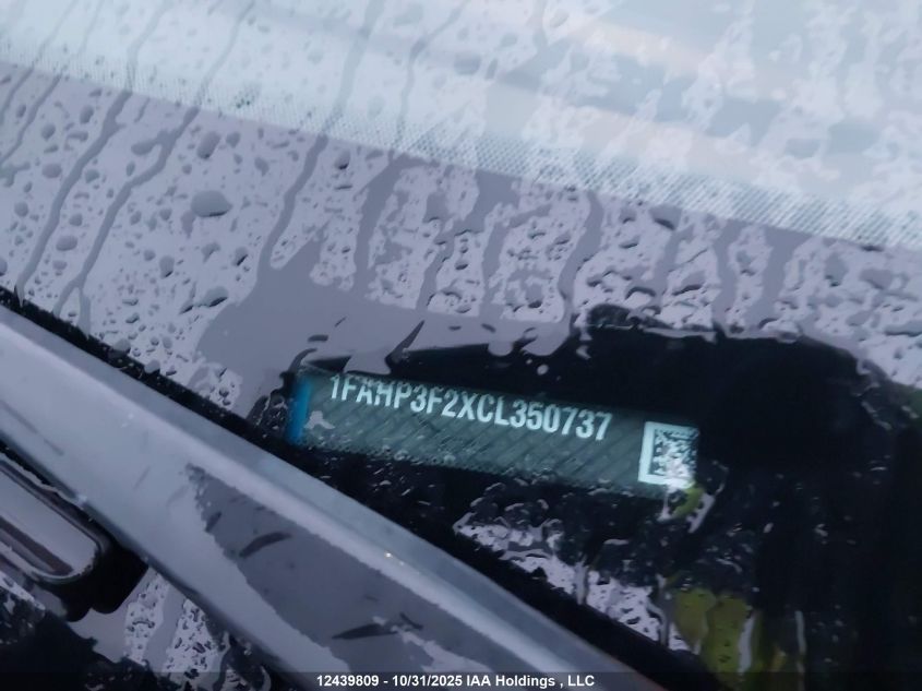 2012 Ford Focus Se VIN: 1FAHP3F2XCL350737 Lot: 12439809