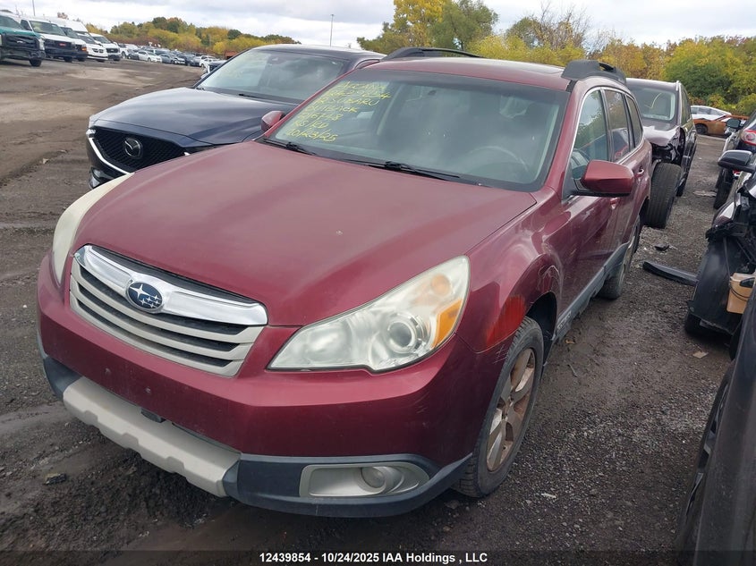 2012 Subaru Outback red null gasoline 4S4BRGGC8C3216748 photo #3