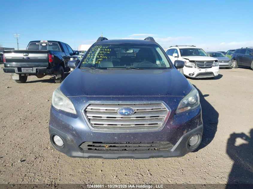 2015 Subaru Outback 2.5I Limited Package VIN: 4S4BSCLCXF3270110 Lot: 12439881