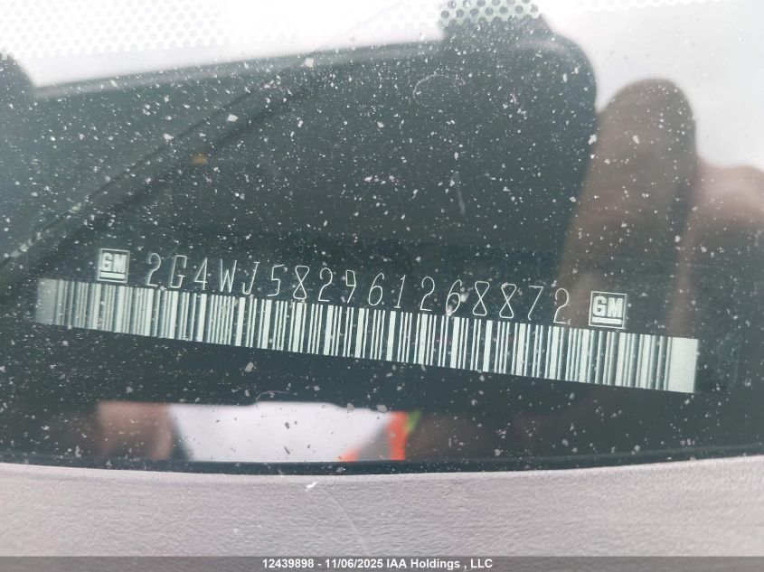 2006 Buick Allure Cxl VIN: 2G4WJ582961268872 Lot: 12439898