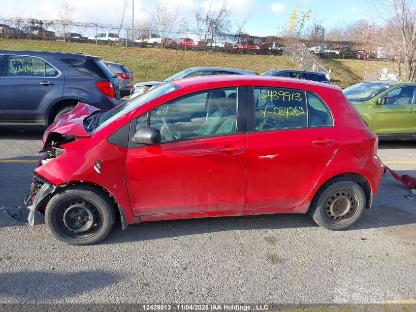 2007 Toyota Yaris VIN: JTDKT923775084262 Lot: 12439913