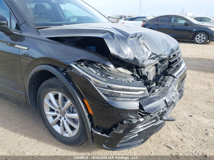 2023 Volkswagen Tiguan Se R-Line Black VIN: 3VV8B7AX7PM031224 Lot: 12439918
