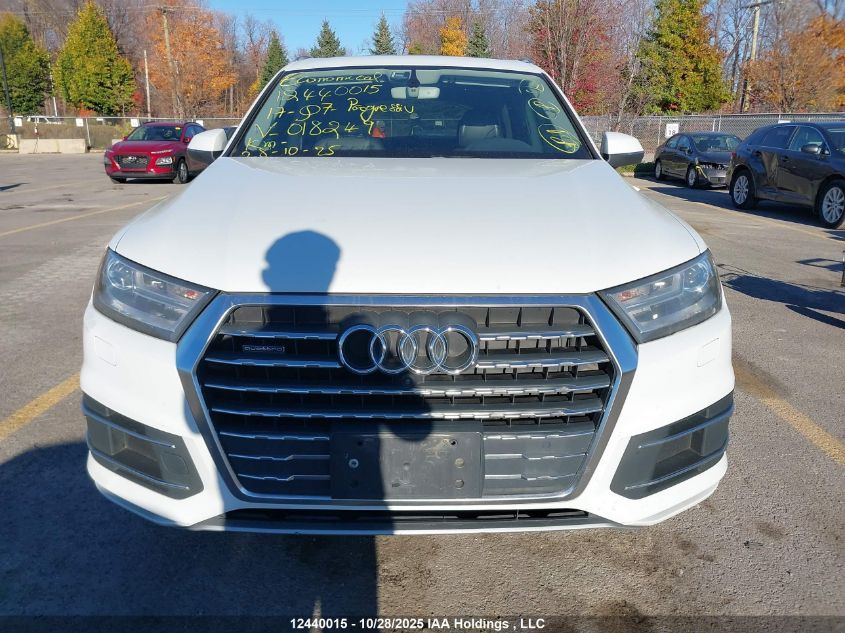 2017 Audi Q7 3.0T Progressiv VIN: WA1LAAF71HD018249 Lot: 12440015
