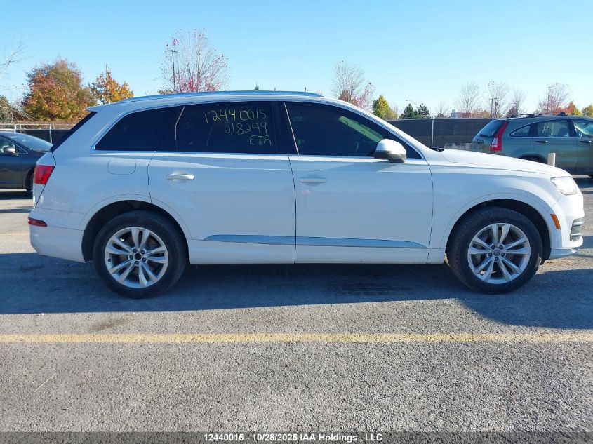 2017 Audi Q7 3.0T Progressiv VIN: WA1LAAF71HD018249 Lot: 12440015