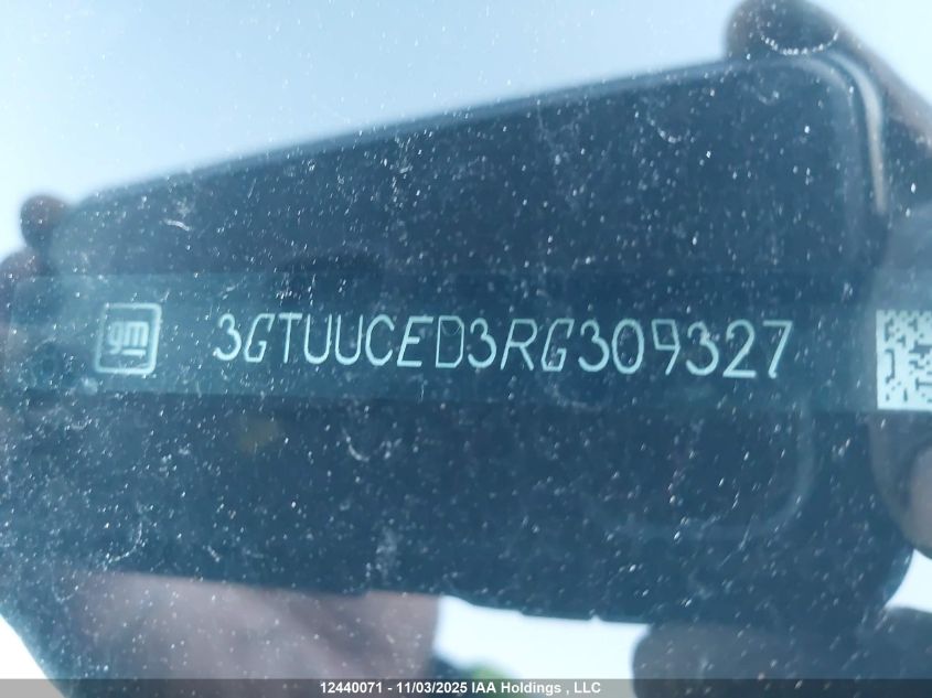 2024 GMC Sierra K1500 Elevation VIN: 3GTUUCED3RG309327 Lot: 12440071