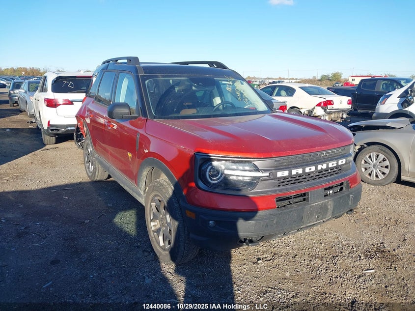 3FMCR9D97NRD98634 2022 Ford Bronco Sport Badlands auction photo 1