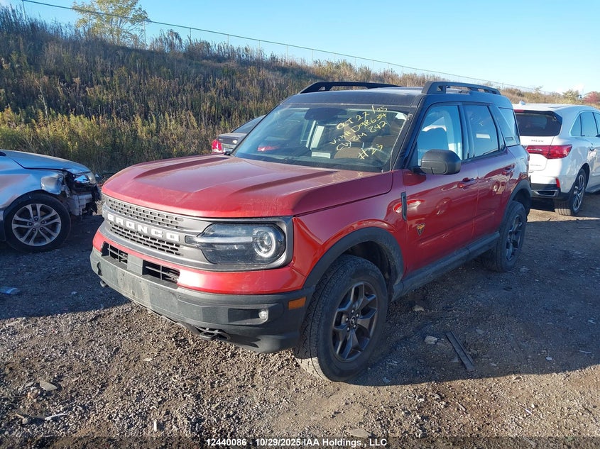 3FMCR9D97NRD98634 2022 FORD BRONCO SPORT photo no. 2