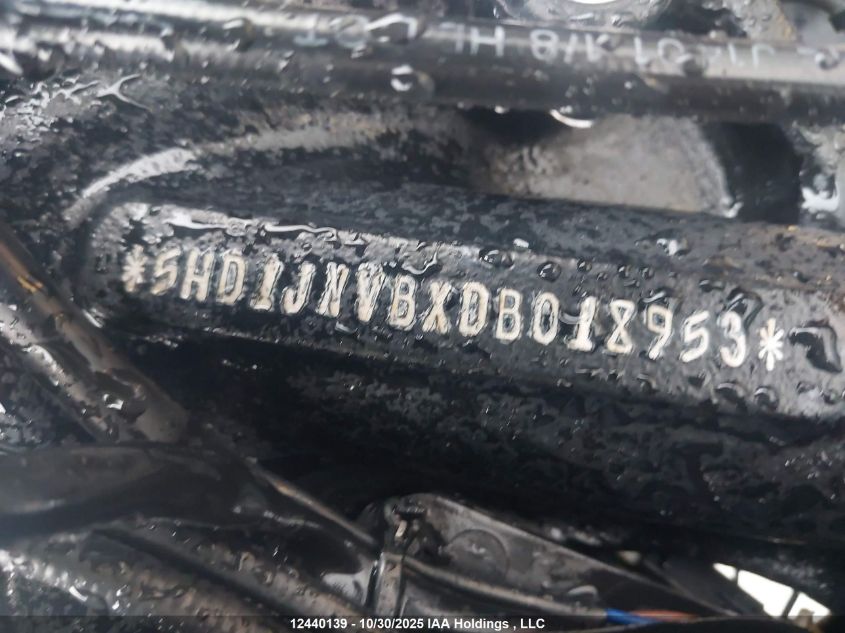 2013 Harley-Davidson Flstfb Fatboy Lo/Anniversary VIN: 5HD1JNVBXDB018953 Lot: 12440139