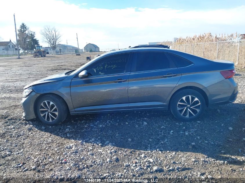 2022 Volkswagen Jetta Trendline VIN: 3VWCM7BU1NM010936 Lot: 12440199