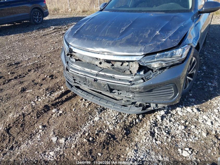 2022 Volkswagen Jetta Trendline VIN: 3VWCM7BU1NM010936 Lot: 12440199