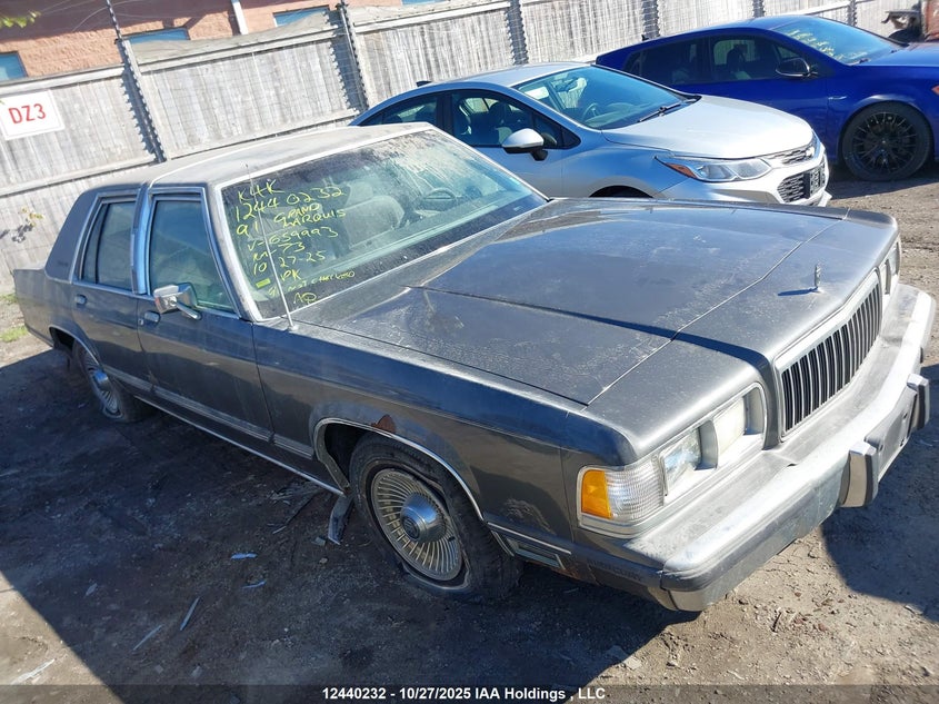 1991 Mercury Grand Marquis Ls VIN: 2MECM75F1MX659993 Lot: 12440232