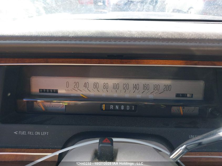 1991 Mercury Grand Marquis Ls VIN: 2MECM75F1MX659993 Lot: 12440232