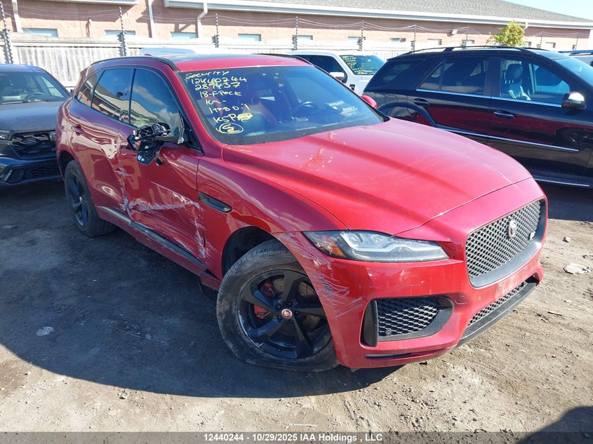 SADCM2FV1JA289437 2018 Jaguar F-Pace S auction photo 1