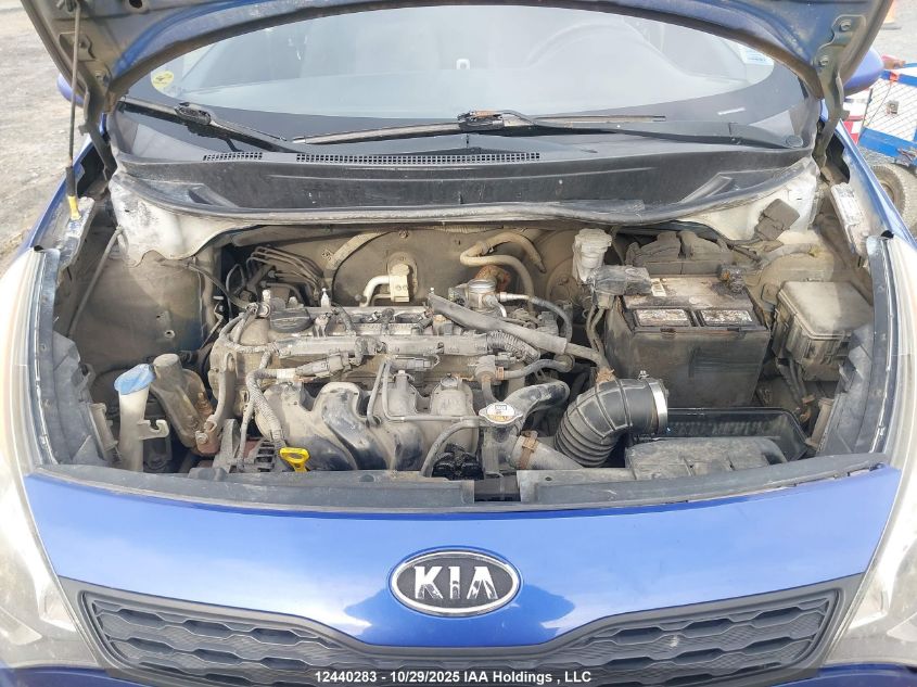 2012 Kia Rio Ex/Lx/Lx+/Sx VIN: KNADM5A31C6010577 Lot: 12440283