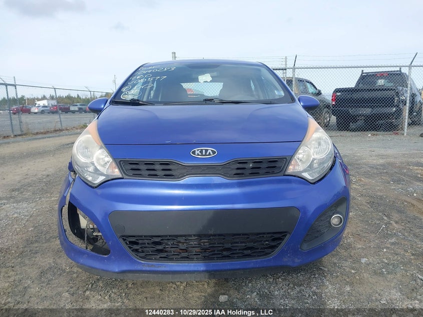 2012 Kia Rio Ex/Lx/Lx+/Sx VIN: KNADM5A31C6010577 Lot: 12440283