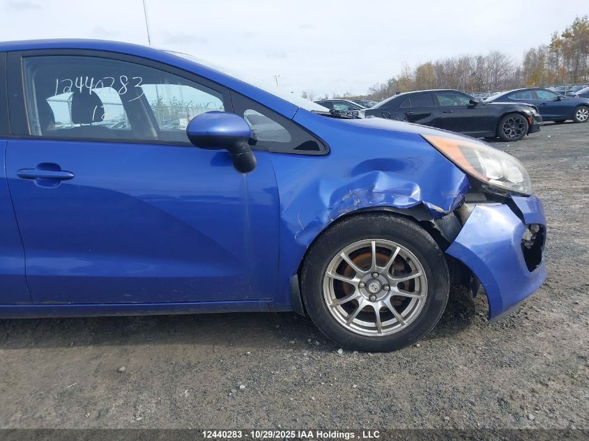 2012 Kia Rio Ex/Lx/Lx+/Sx VIN: KNADM5A31C6010577 Lot: 12440283