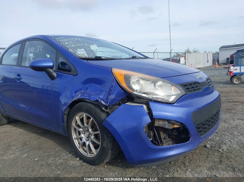 2012 Kia Rio Ex/Lx/Lx+/Sx VIN: KNADM5A31C6010577 Lot: 12440283