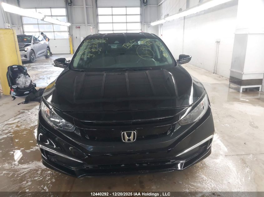 2019 Honda Civic Ex 4Dr VIN: 2HGFC2F71KH033848 Lot: 12440292