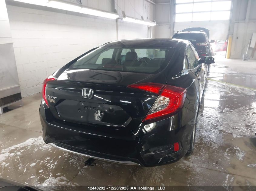 2019 Honda Civic Ex 4Dr VIN: 2HGFC2F71KH033848 Lot: 12440292
