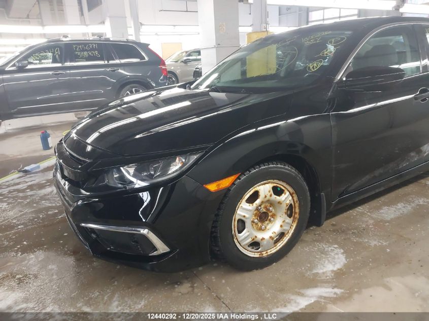 2019 Honda Civic Ex 4Dr VIN: 2HGFC2F71KH033848 Lot: 12440292