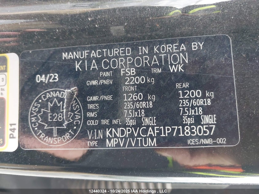 KNDPVCAF1P7183057 2023 KIA SPORTAGE photo no. 9
