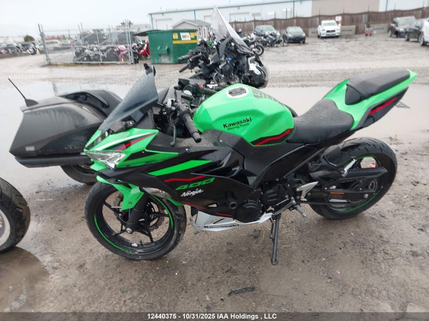 2021 Kawasaki Ex400 VIN: JKAEXKG10MDAA7369 Lot: 12440375