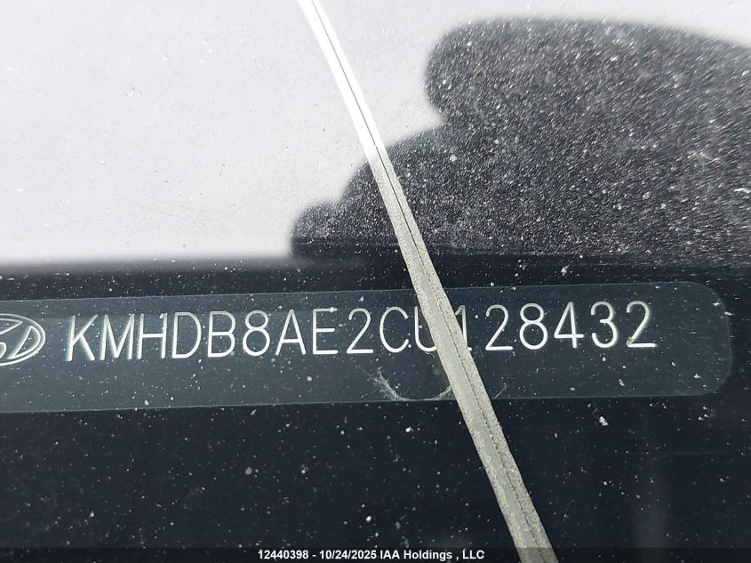 2012 Hyundai Elantra Touring Gls VIN: KMHDB8AE2CU128432 Lot: 12440398
