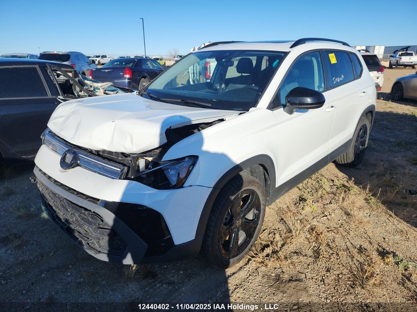 3VV2C7B21SM062533 2025 Volkswagen Taos Se Black auction photo 1