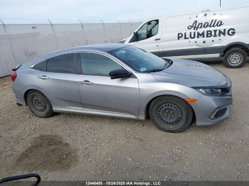 2019 Honda Civic Lx VIN: 2HGFC2F59KH032719 Lot: 12440405