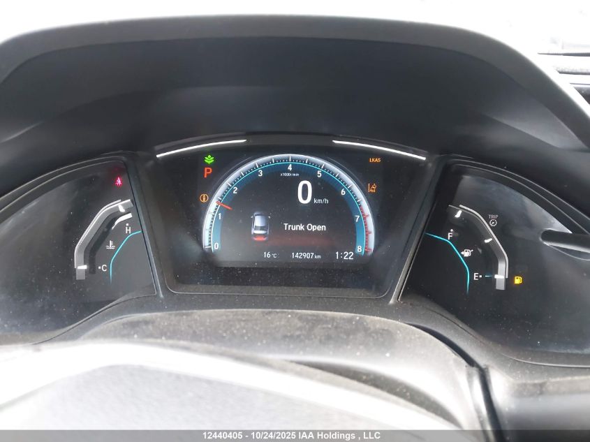 2019 Honda Civic Lx VIN: 2HGFC2F59KH032719 Lot: 12440405