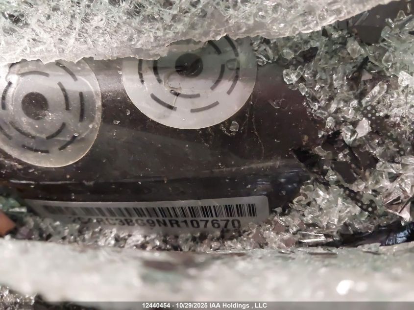 2022 Chrysler Pacifica Touring L VIN: 2C4RC3BG9NR107670 Lot: 12440454