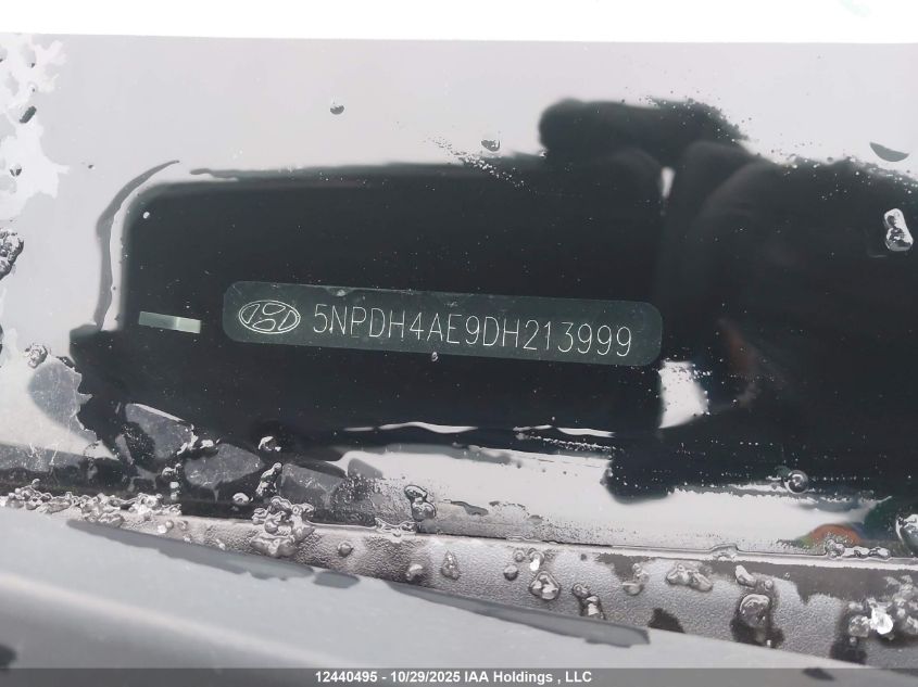 2013 Hyundai Elantra Gls/Limited VIN: 5NPDH4AE9DH213999 Lot: 12440495