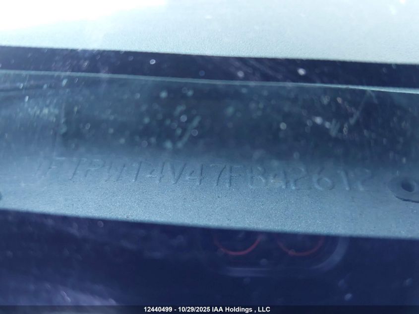 2007 Ford F150 Supercrew VIN: 1FTPW14V47FB42612 Lot: 12440499