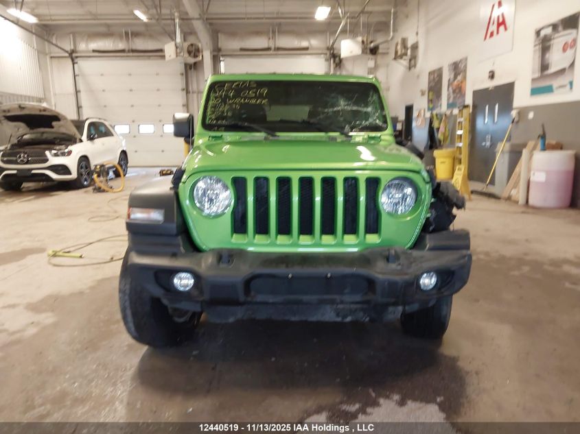 2020 Jeep Wrangler Unlimited Sport VIN: 1C4HJXDN0LW112636 Lot: 12440519