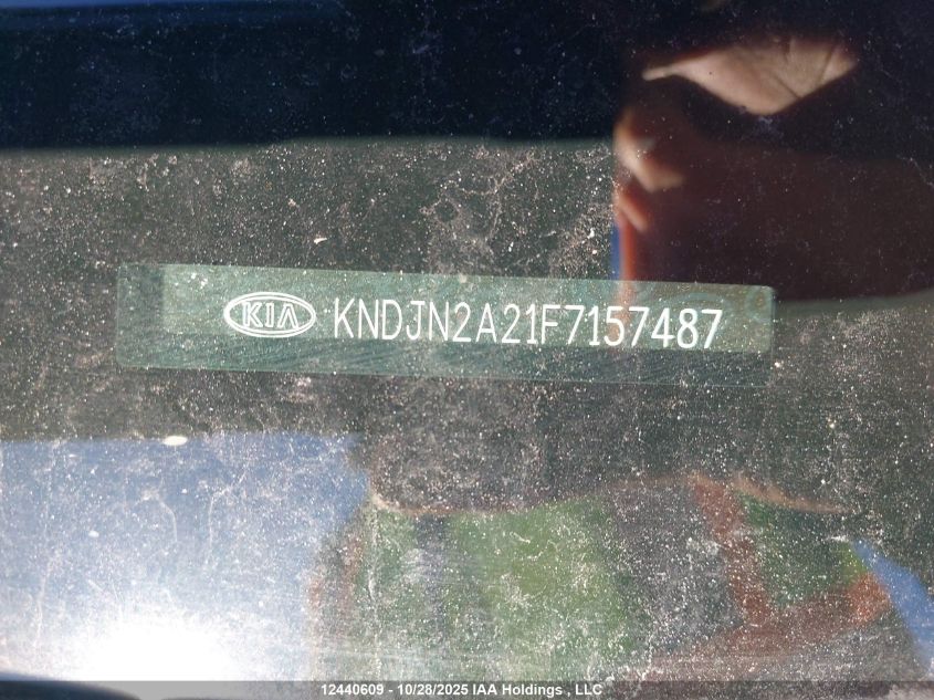 2015 Kia Soul VIN: KNDJN2A21F7157487 Lot: 12440609