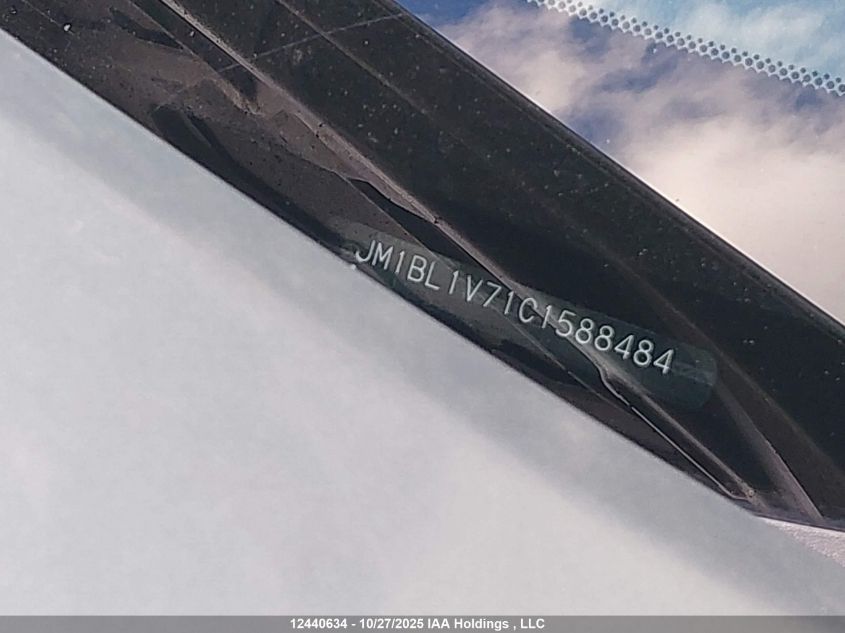 2012 Mazda 3 I VIN: JM1BL1V71C1588484 Lot: 12440634