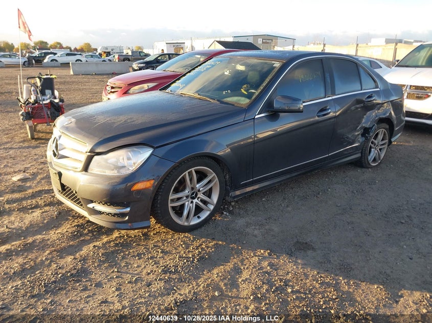 WDDGF8AB0EG162758 2014 MERCEDES-BENZ C-KLASSE photo no. 2