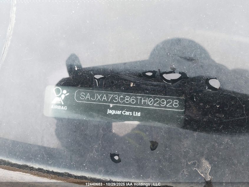 2006 Jaguar Xj Xjr VIN: SAJXA73C86TH02928 Lot: 12440683
