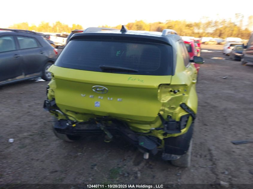 2020 Hyundai Venue Sel/Denim VIN: KMHRC8A3XLU024269 Lot: 12440711