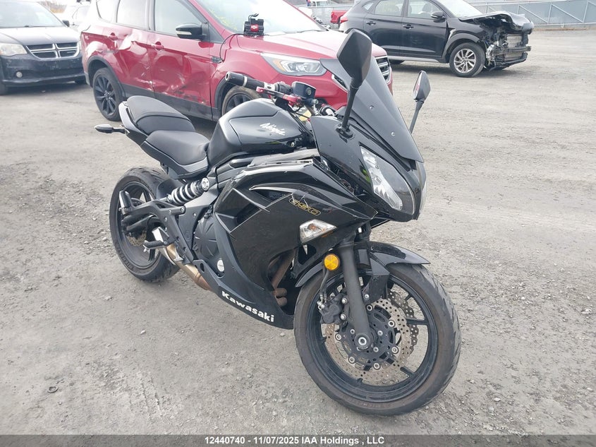 JKAEXEF14EDA16973 2014 Kawasaki Ex650 F auction photo 1