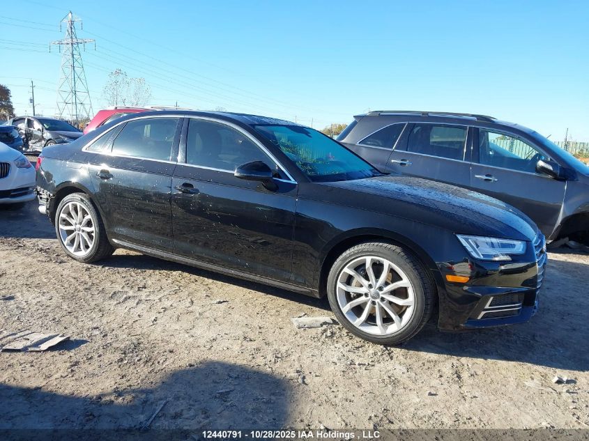 WAUBNAF46JA097482 2018 Audi A4 Progressiv auction photo 1