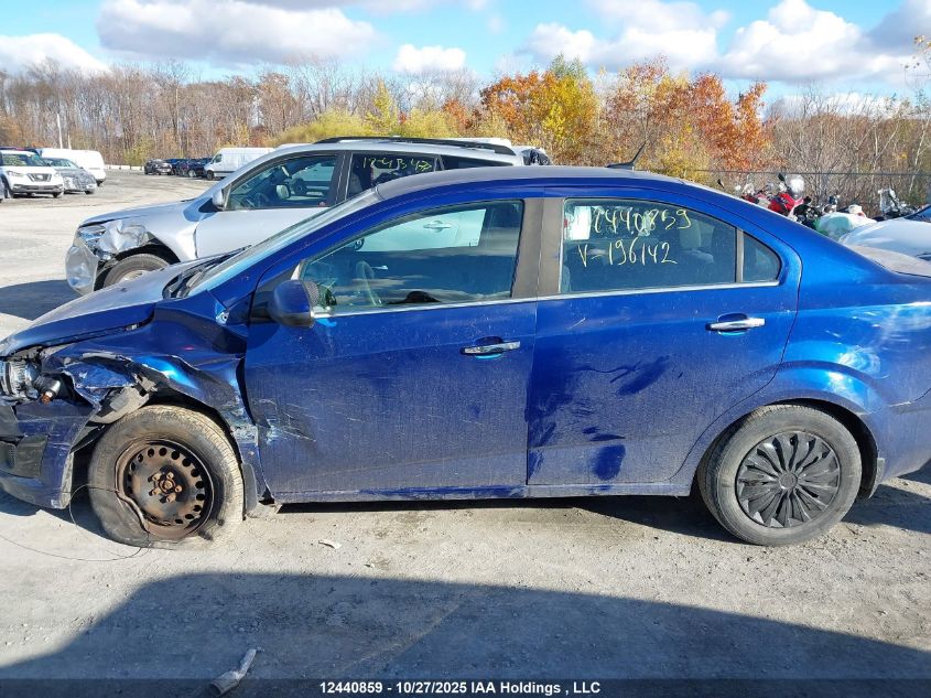 2012 Chevrolet Sonic VIN: 1G1JC5EH3C4196142 Lot: 12440859