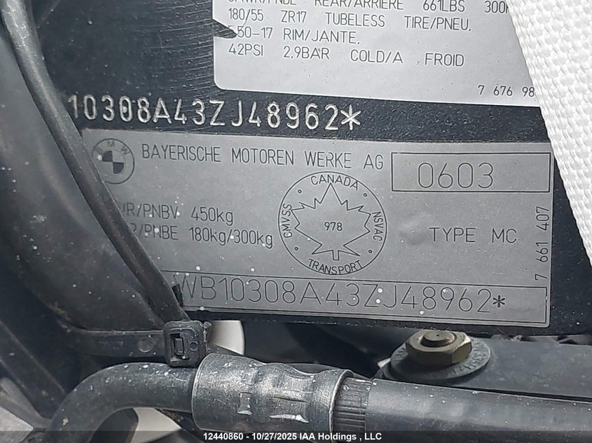 WB10308A43ZJ48962 2003 BMW R 1150 photo no. 10