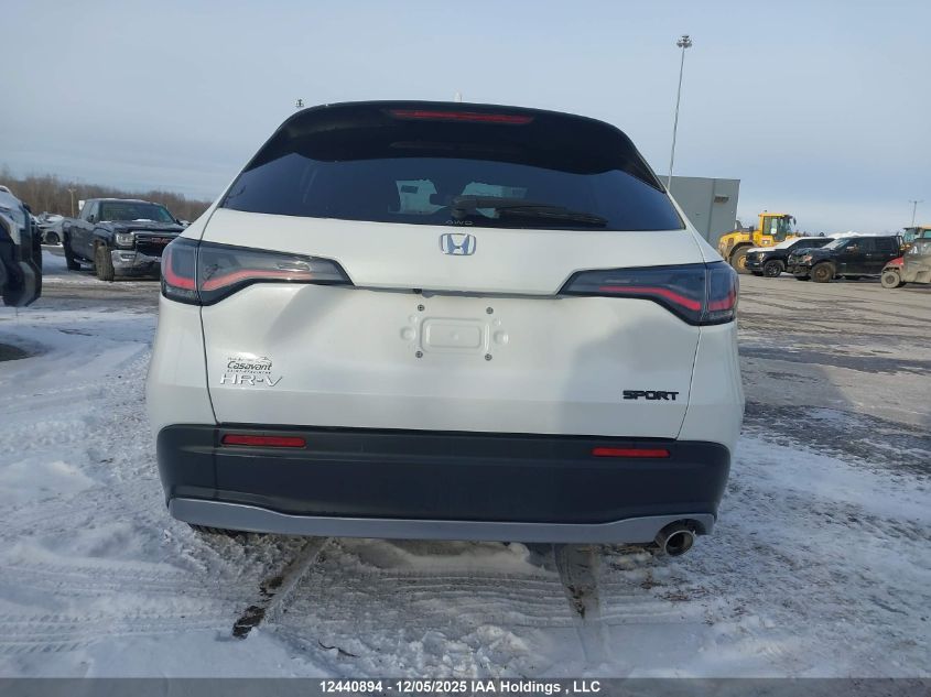 2025 Honda Hr-V Sport VIN: 3CZRZ2H56SM102325 Lot: 12440894