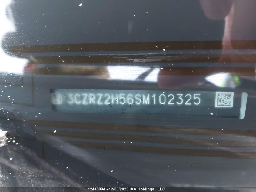 2025 Honda Hr-V Sport VIN: 3CZRZ2H56SM102325 Lot: 12440894