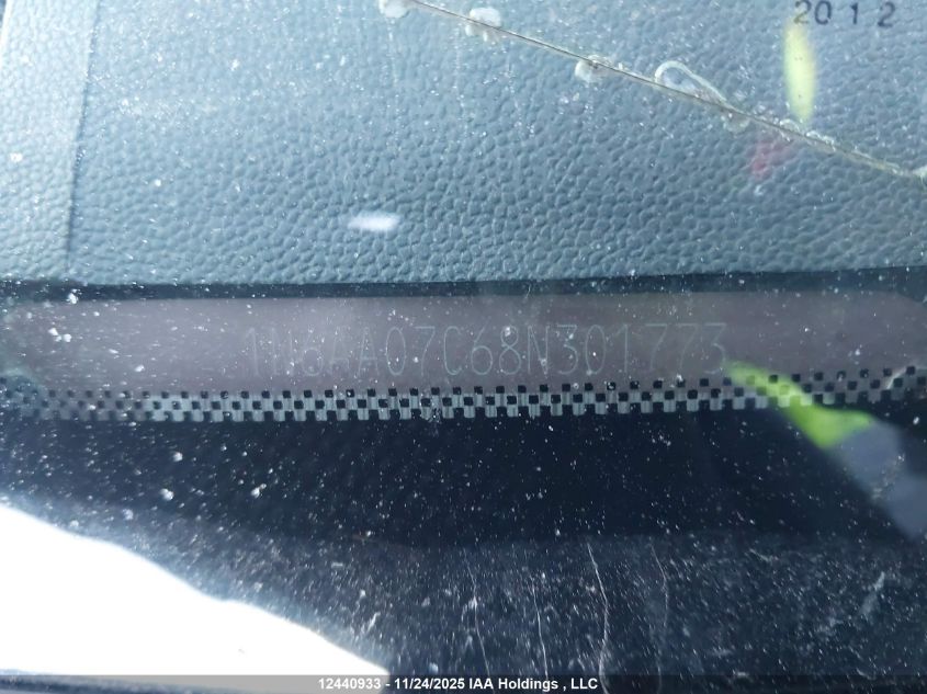 2008 Nissan Titan Xe/Se/Le/Pro-4X VIN: 1N6AA07C68N301773 Lot: 12440933